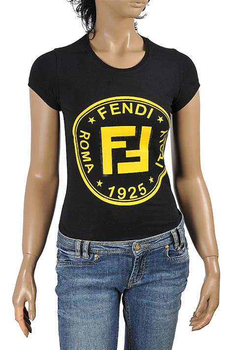 fendi tee womens|Fendi superboy t shirt.